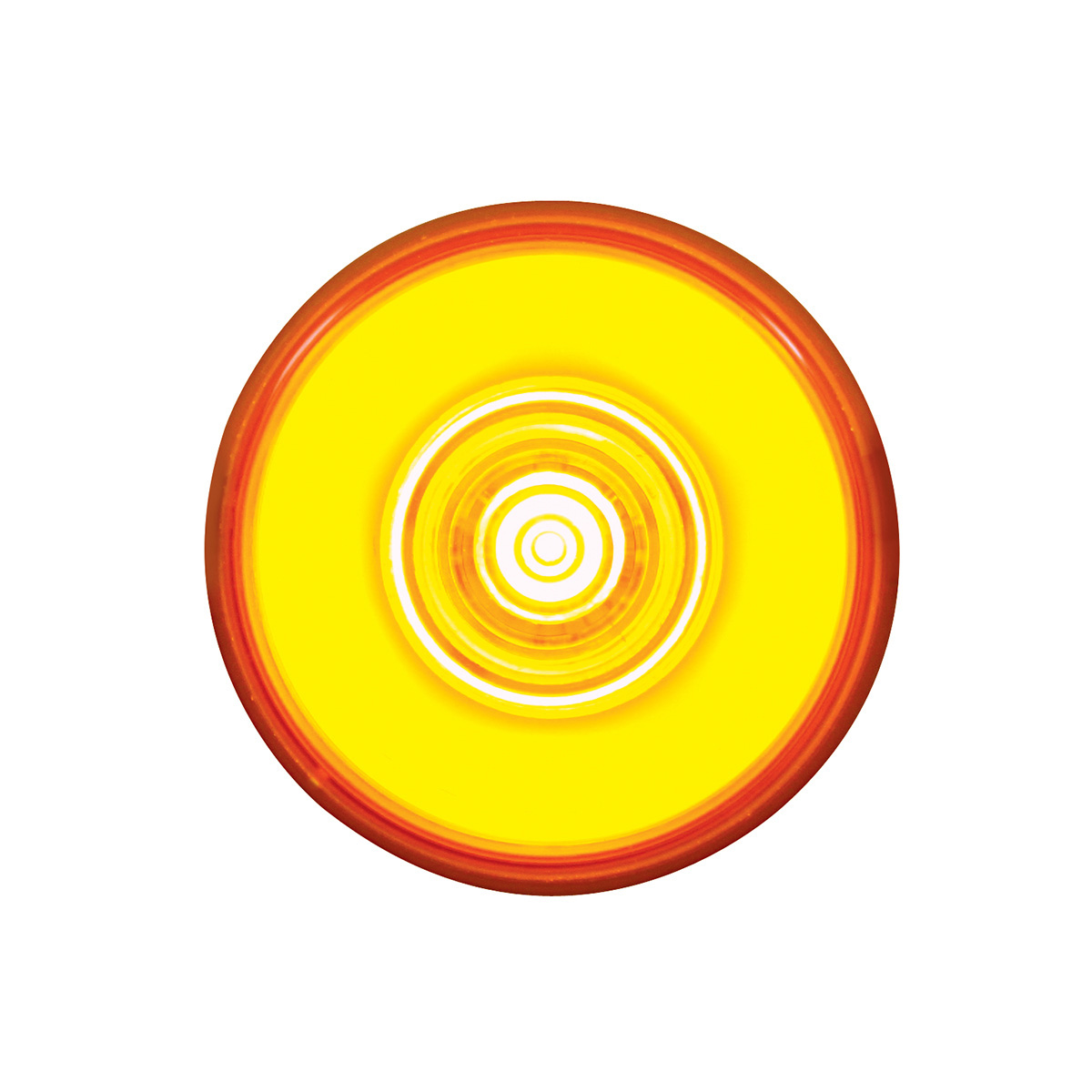 6 LED 2" Round GloLight (Clearance/Marker) - Amber LED/Amber Lens (Kit) - Thumbnail 2