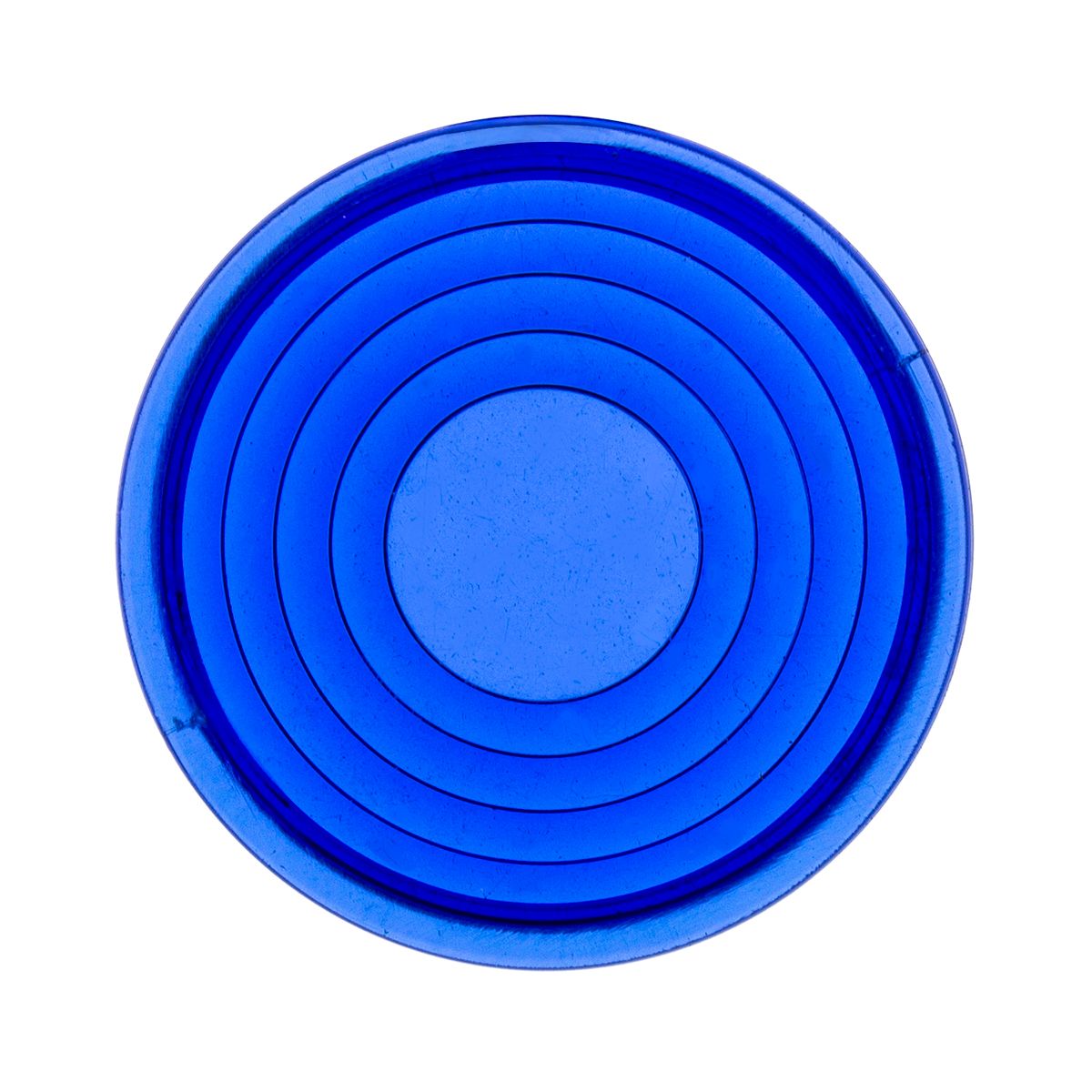 Round Map Light Lens For 2006+ Peterbilt - Blue