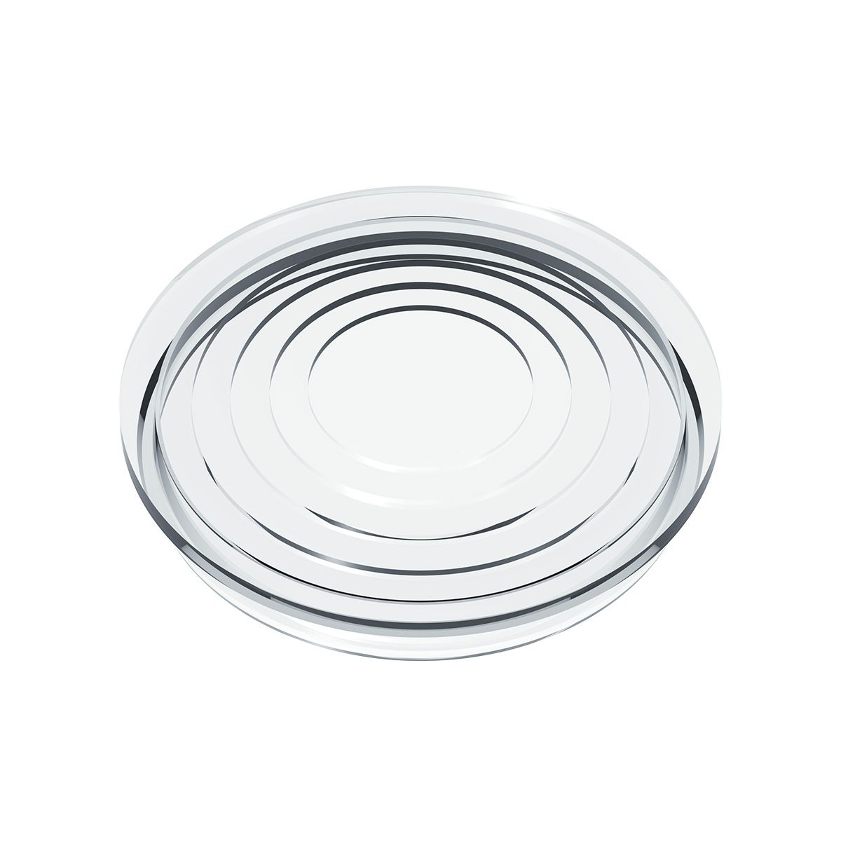 Round Map Light Lens For 2006+ Peterbilt - Clear