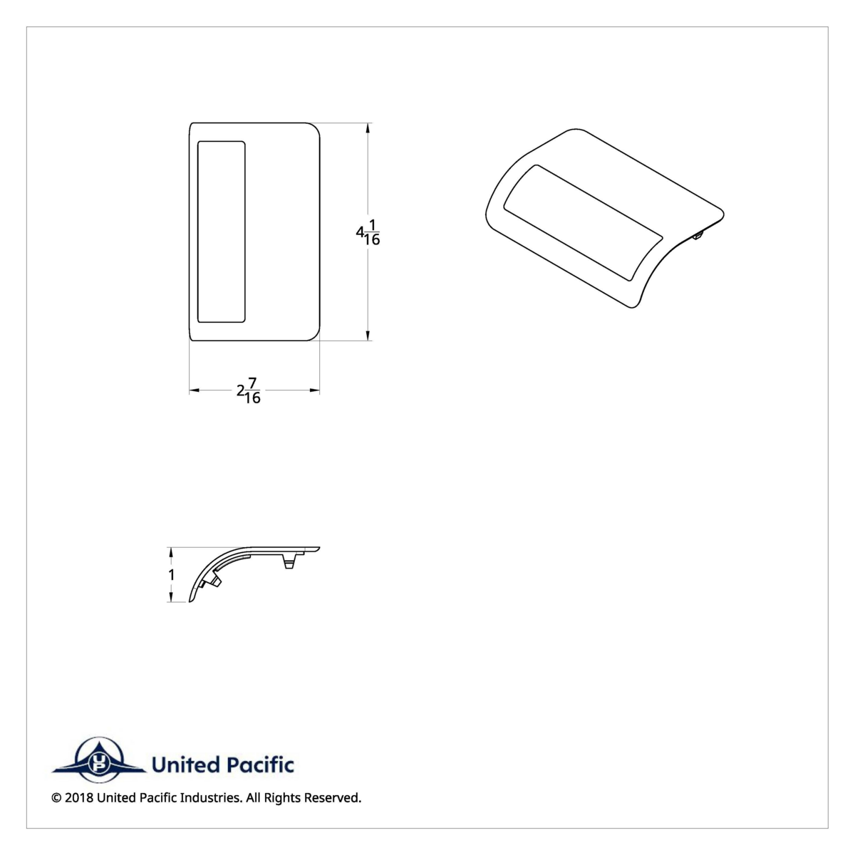 Door Courtesy Light Lens For 2006+ Peterbilt - Amber - Thumbnail 3
