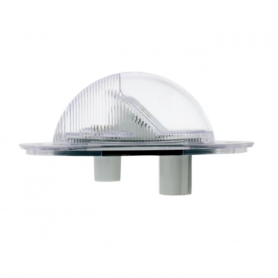 7 LED Turn Signal Light For 2008-2017 Freightliner Cascadia - Dome Lens, Amber LED/Clear Lens - Thumbnail 5