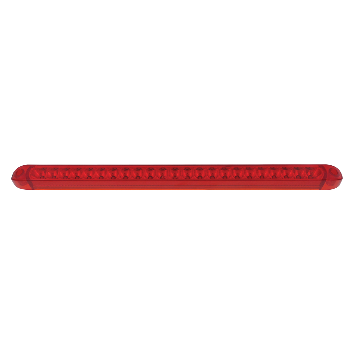 23 SMD LED 17-1/4" Reflector Light Bar Only (Stop, Turn & Tail) - Red LED/Red Lens (Bulk) - Thumbnail 3