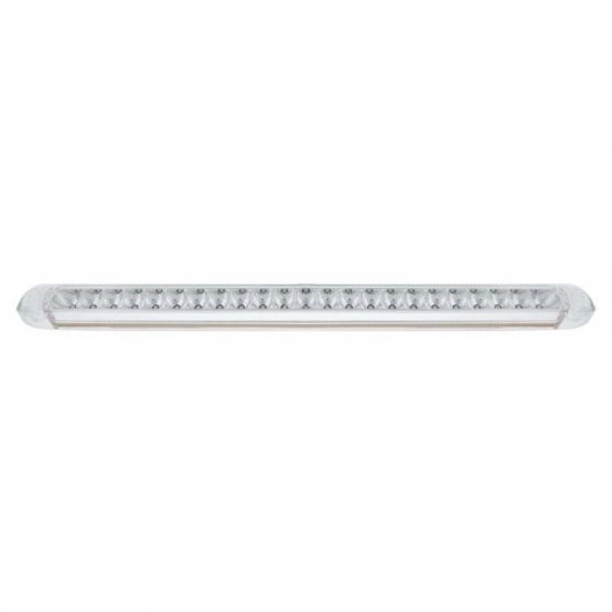 23 SMD LED 17-1/4" Reflector Turn Signal Light Bar Only - Amber LED/Clear Lens (Bulk) - Thumbnail 2