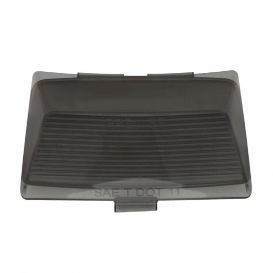 8 LED Fender Tip Light For Harley Motorcycle- Red LED/Smoke Lens - Thumbnail 2