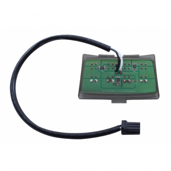 8 LED Fender Tip Light For Harley Motorcycle- Red LED/Smoke Lens - Thumbnail 3