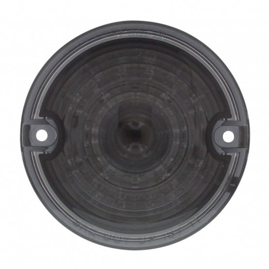 21 LED 3-1/4" Signal Light For Harley Motorcycle With 1156 Plug - Amber LED/Smoke Lens - Thumbnail 2