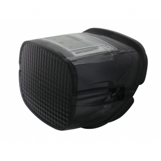 29 LED Tail Light For Harley Motorcycle With 4 LED License Light - Red LED/Smoked Lens - Thumbnail 4