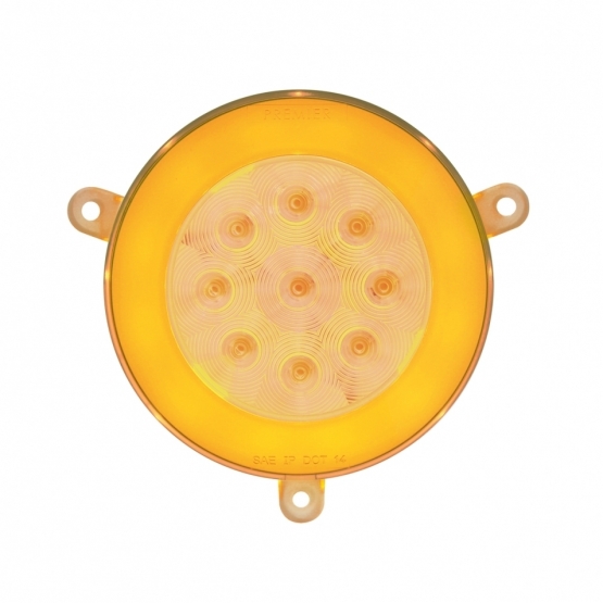 21 LED GloLight Daytime Running Light For 2005-2010 Freightliner Century -Amber LED/Clear Lens - Thumbnail 2