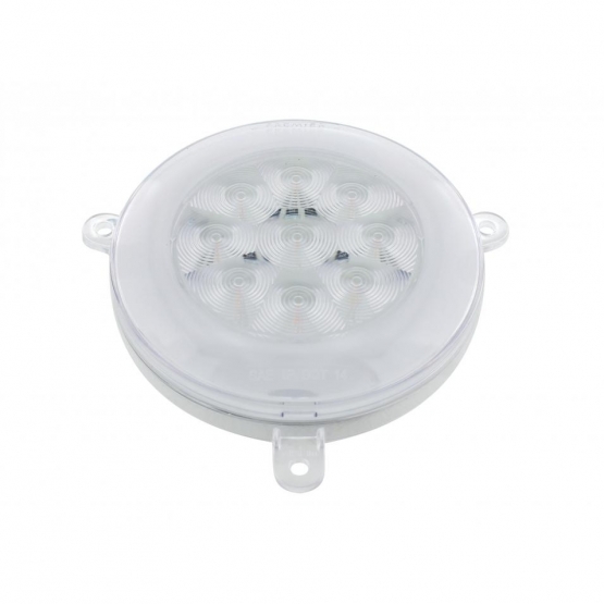 21 LED GloLight Daytime Running Light For 2005-2010 Freightliner Century -Amber LED/Clear Lens - Thumbnail 4