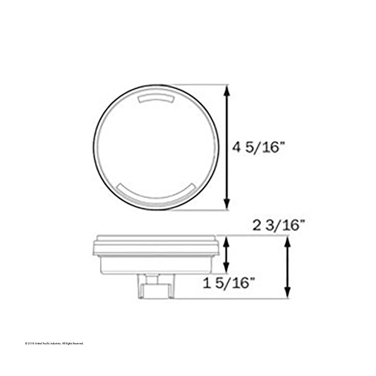 21 LED 4" Round GloLight (Stop, Turn & Tail) - Red LED/Red Lens (Bulk) - Thumbnail 4