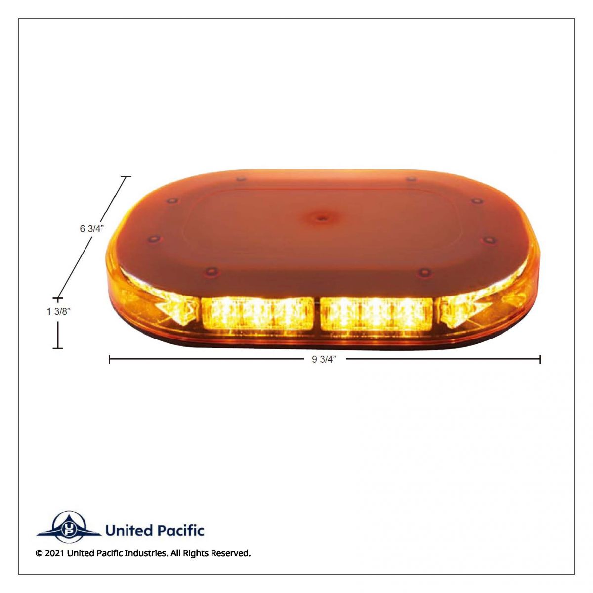 30 High Power LED Micro Warning Bar - Magnet Mount - Thumbnail 5