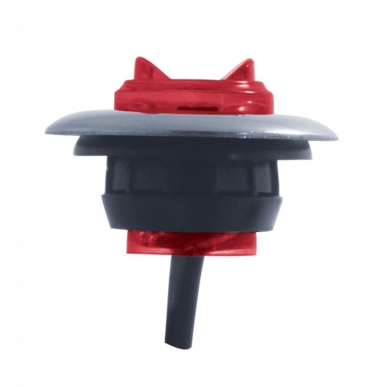 2 LED 3/4" Mini Light With Bezel (Clearance/Marker) - Red LED/Red Lens - Thumbnail 4