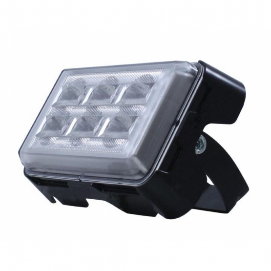 6 High Power LED Rectangular Warning Light With Bracket - Amber LED (Bulk) - Thumbnail 4