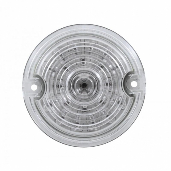 21 LED 3-1/4" Signal Light For Harley Motorcycle With 1156 Plug - Red LED/Clear Lens