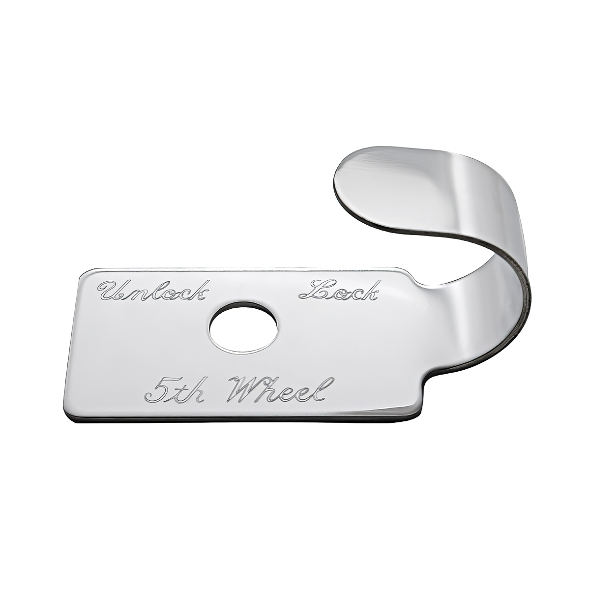 Stainless Switch Guard With Script For Peterbilt 379 - Thumbnail 2