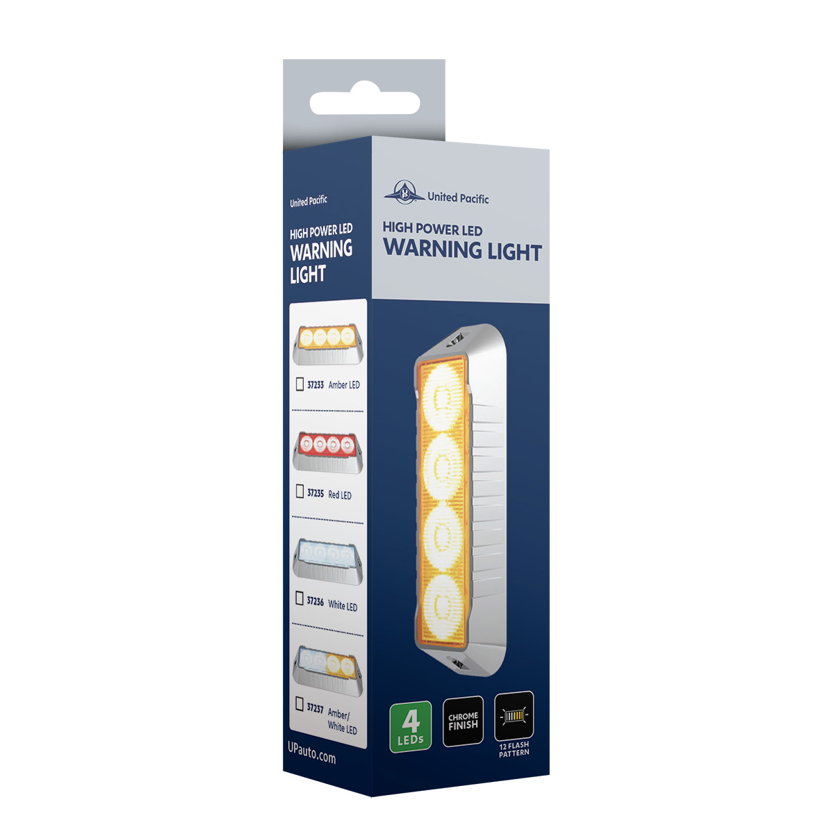 4 LED Warning Light - White LED - Thumbnail 7