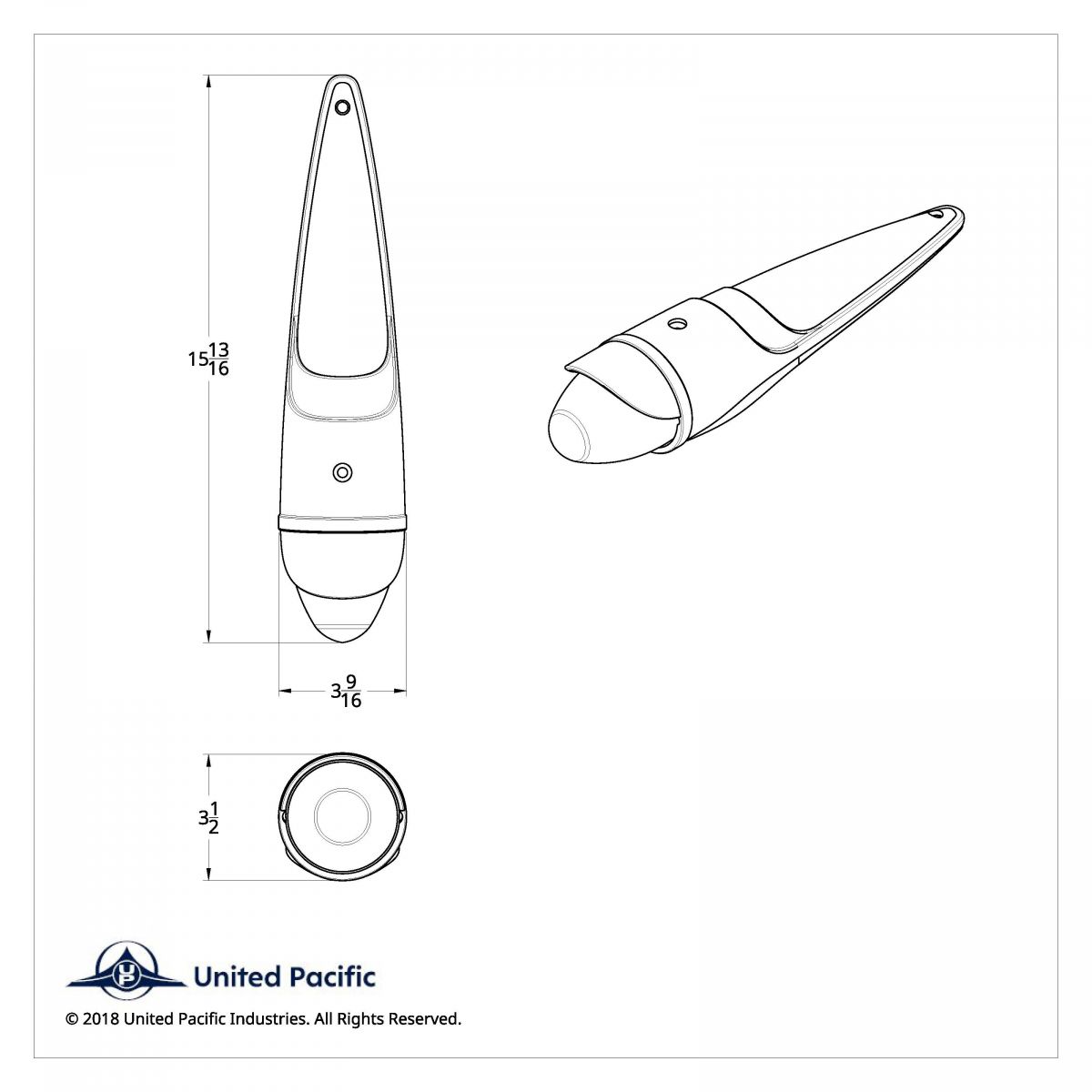 19 LED Watermelon Grakon 1000 Cab Light Kit With Visor - Amber LED/Dark Amber Lens - Thumbnail 3