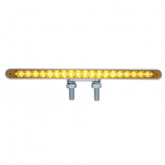 38 LED 12" Reflector Double Face Light Bar - Amber LED/Amber Lens - Thumbnail 2