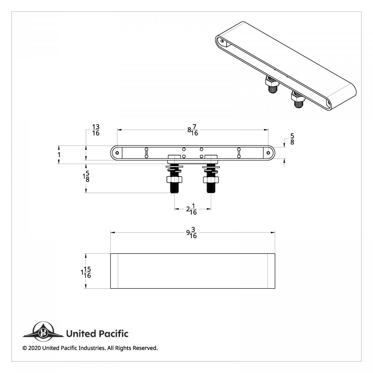 20 LED 9" Double Face Light Bar - Amber LED/Amber Lens - Thumbnail 3