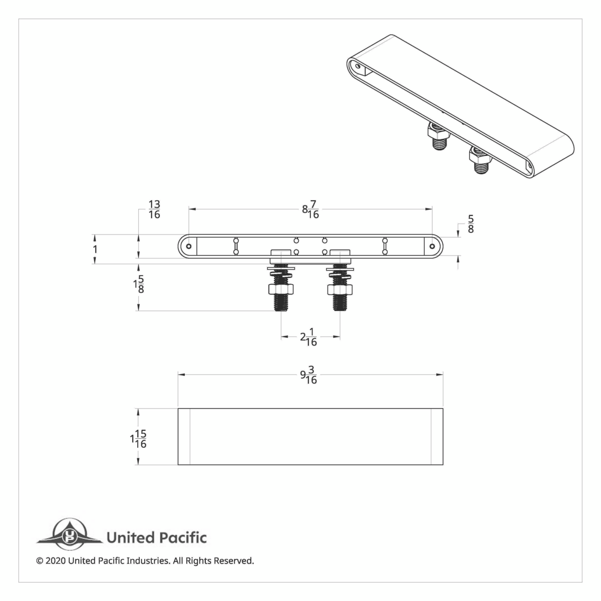 20 LED 9" Double Face Light Bar - Amber LED/Clear Lens - Thumbnail 4