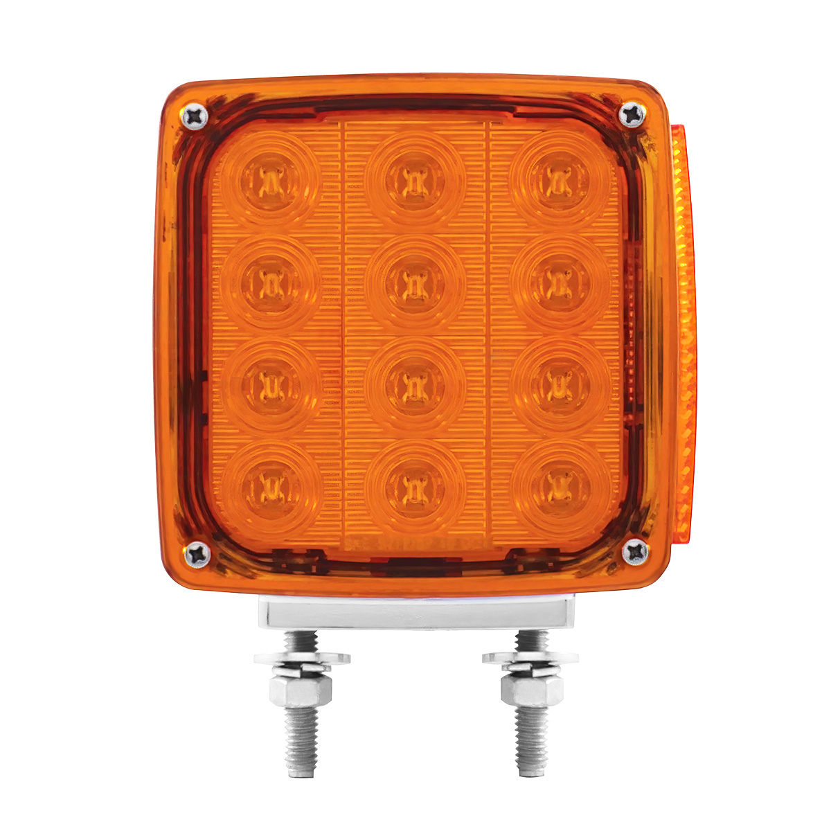 27 LED Double Face Turn Signal Light (Driver) - Amber & Red LED/Amber & Red Lens - Thumbnail 3