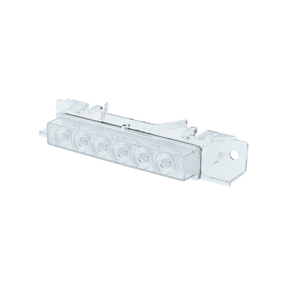 6 LED Competition Series Exterior Visor Light For 1996-2024 Volvo VNL-Amber LED/Clear Lens - Thumbnail 2