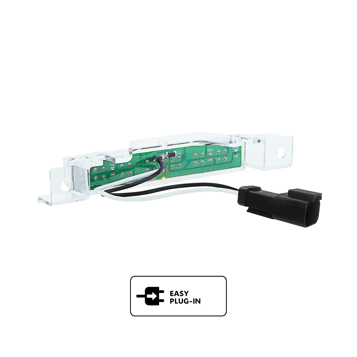 6 LED Competition Series Exterior Visor Light For 1996-2024 Volvo VNL-Amber LED/Clear Lens - Thumbnail 6