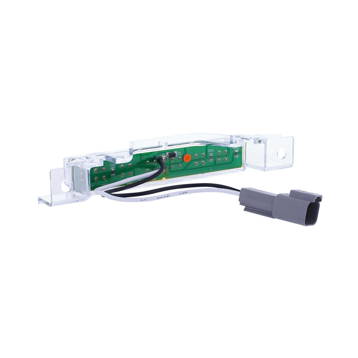 6 Amber LED Exterior Visor Light For 1996-2024 Volvo VNL - Clear Lens - Thumbnail 6