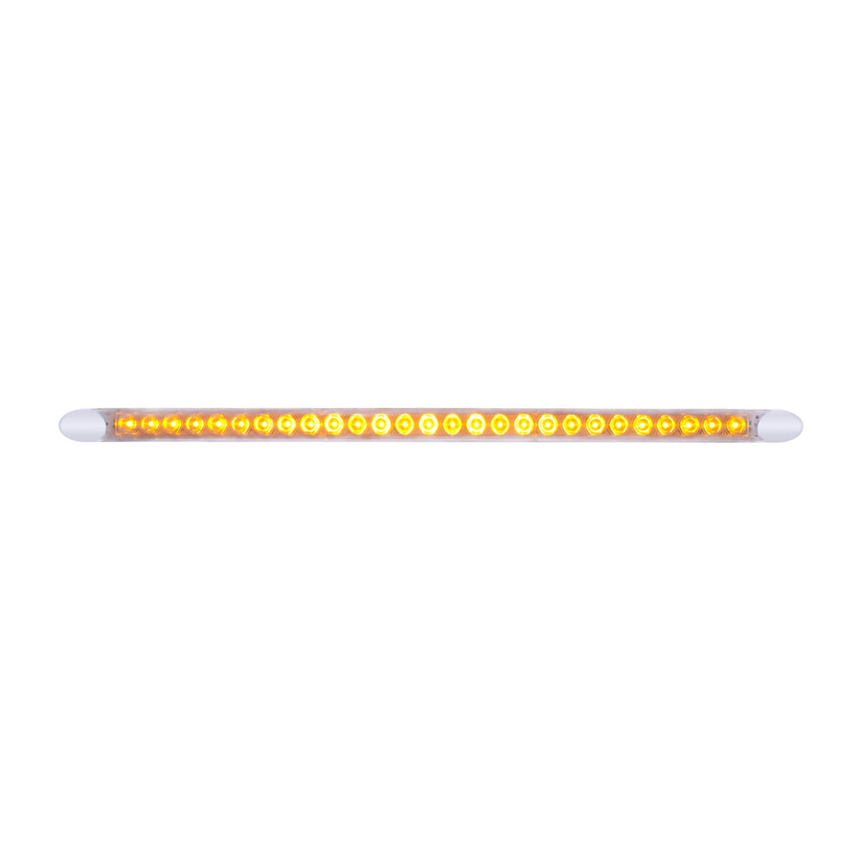 27 High Power LED 21 3/4" Auxiliary/Utility Light Bar - Amber LED/Clear Lens (Bulk) - Thumbnail 8