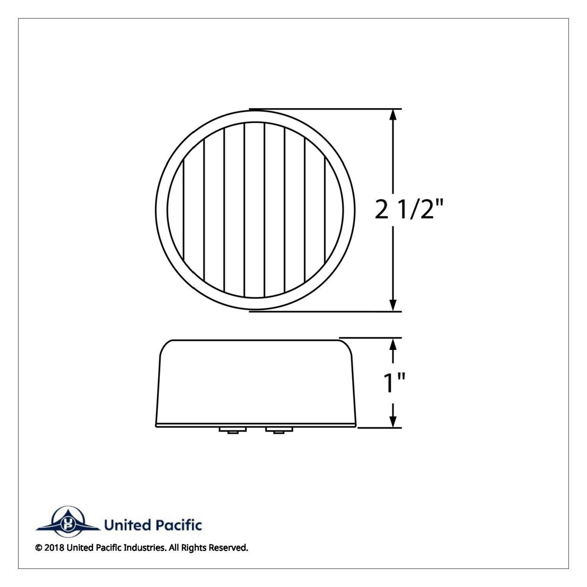 13 LED 2.5" Auxiliary/Utility Light - White LED/Clear Lens (Bulk) - Thumbnail 6