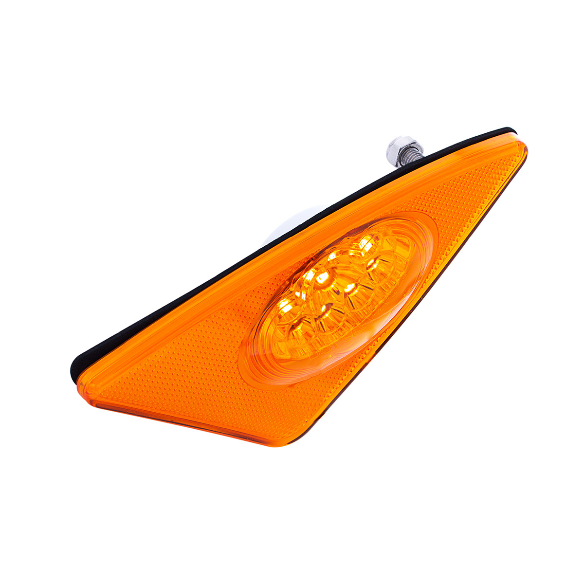 9 LED Competition Series Fender Light For 2007-2017 Kenworth T660 (Driver) -Amber LED/Lens - Thumbnail 3