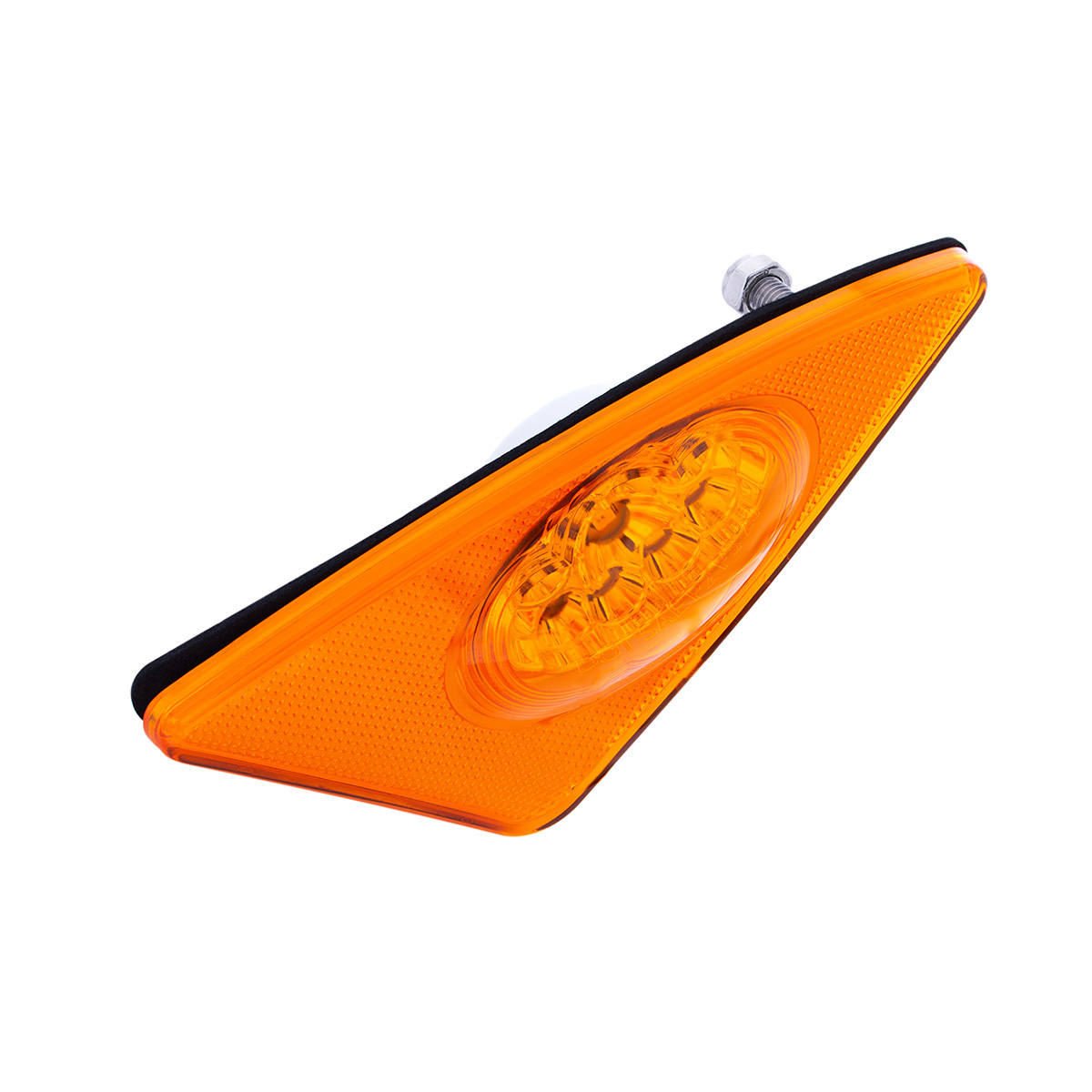 9 LED Competition Series Fender Light For 2007-2017 Kenworth T660 (Driver) -Amber LED/Lens - Thumbnail 4