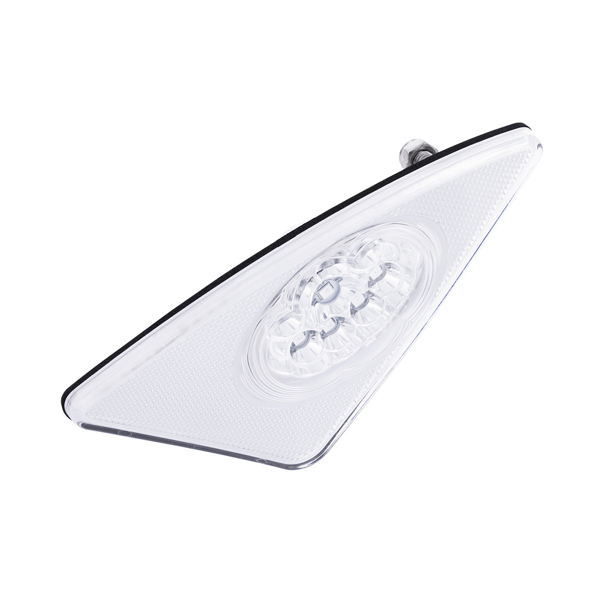 9 LED Competition Series Fender Light For 2007-2017 Kenworth T660 (Driver) -Amber LED/Clear Lens - Thumbnail 4