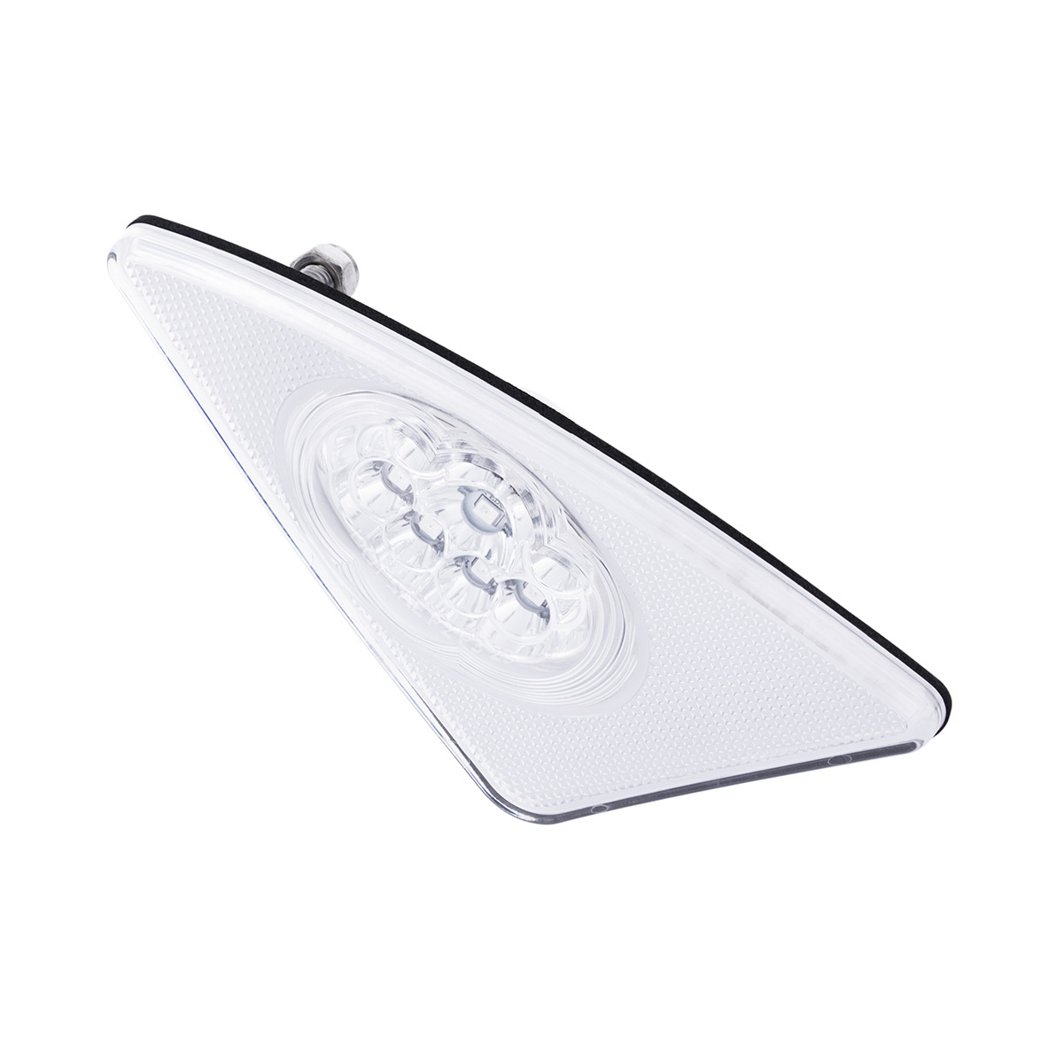 9 LED Competition Series Fender Light For 2007-2017 Kenworth T660 (Passenger) -Amber LED/Clear Lens - Thumbnail 4