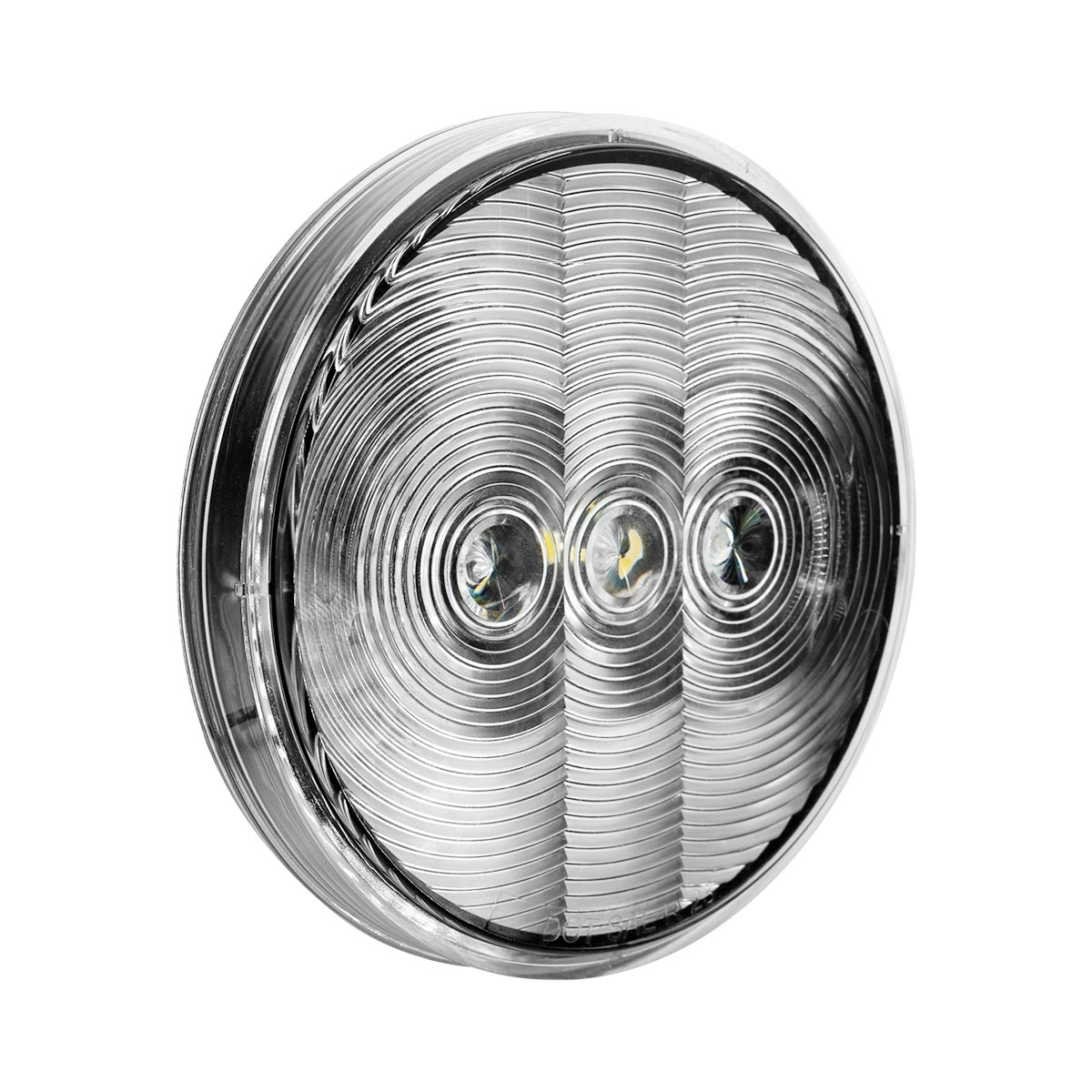6 LED 4" Round Light (Back-Up)-White LED/Clear Lens - Thumbnail 4