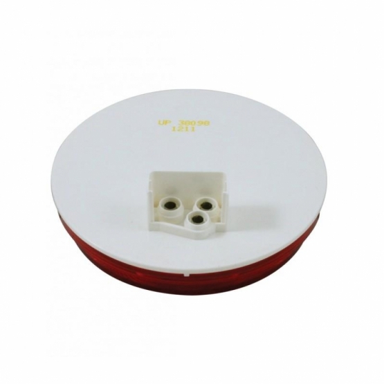 10 LED 4" Round Light (Stop, Turn & Tail) - Red LED/Red Lens - Thumbnail 4