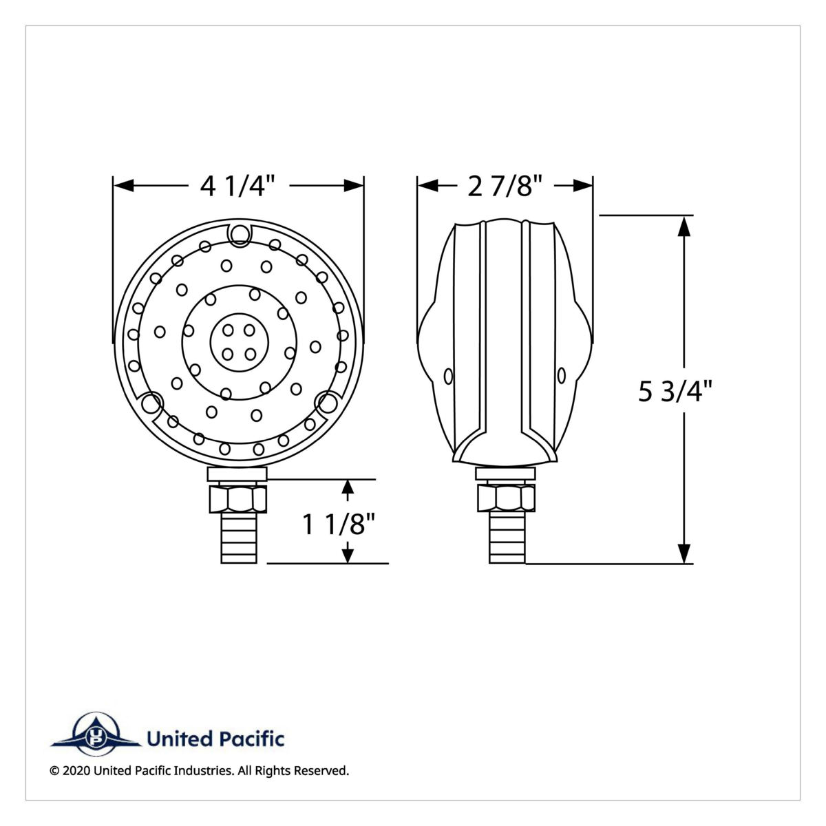 88 LED Single Stud Double Face Turn Signal Light - Amber & Red LED/Clear Lens - Thumbnail 16