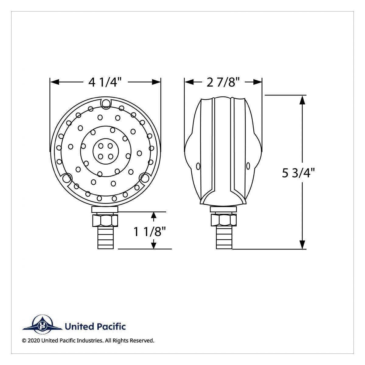 88 LED Single Stud Double Face Turn Signal Light - Amber & Red LED/Clear Lens - Thumbnail 8
