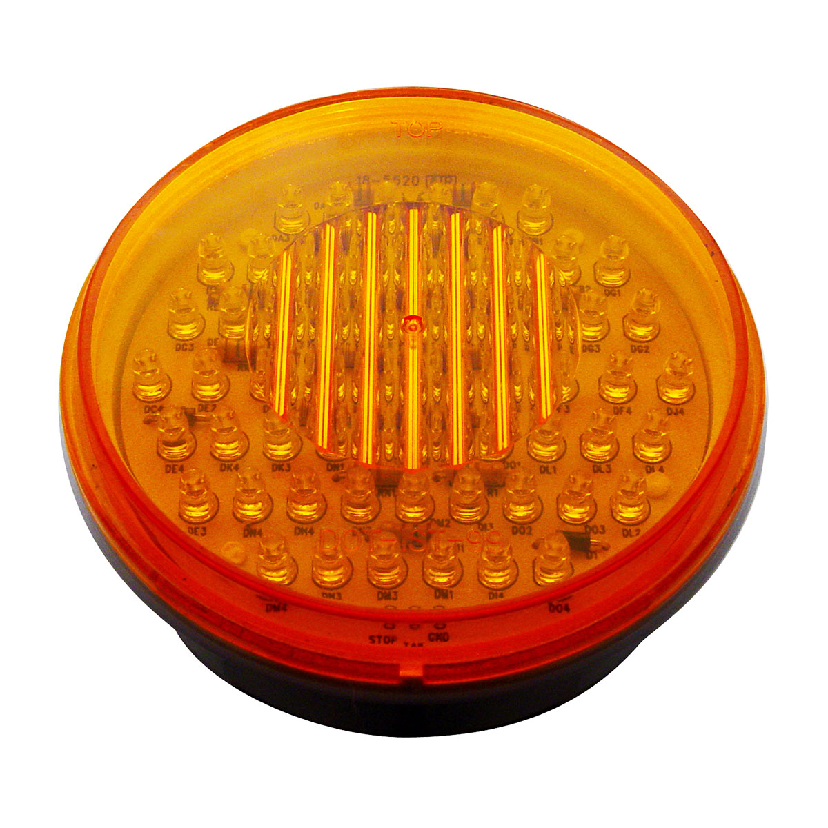 60 LED Round P/T/C Light - Amber (Bulk) - Thumbnail 2