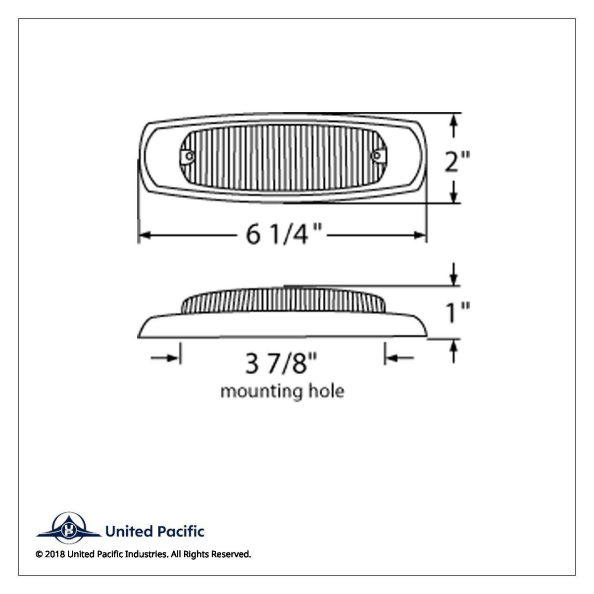 12 LED Rectangular Light (Clearance/Marker) With Chrome Bezel - Red LED/Red Lens - Thumbnail 5
