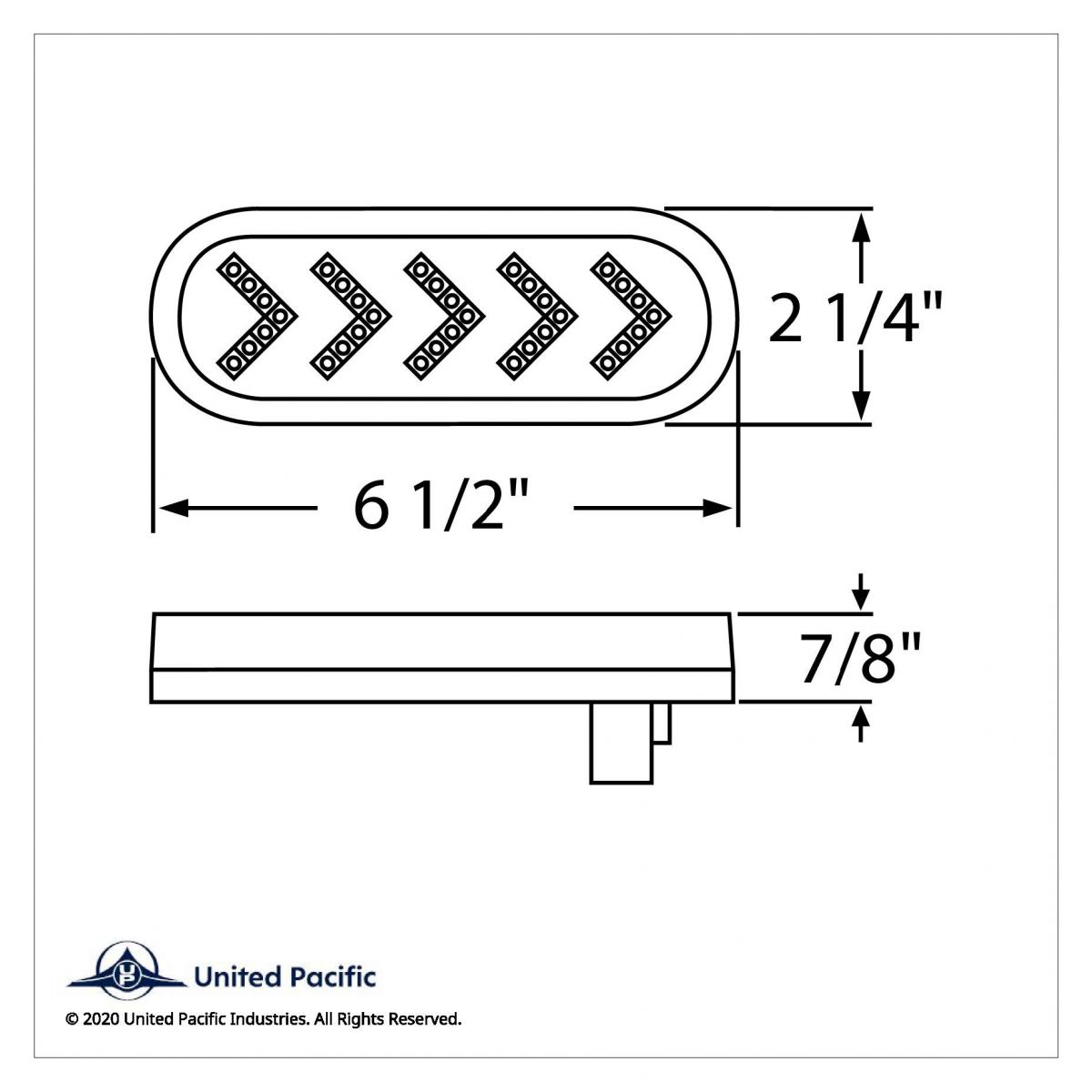 35 LED 6" Oval Sequential Light (Turn Signal) Kit - Amber LED/Amber Lens - Thumbnail 6