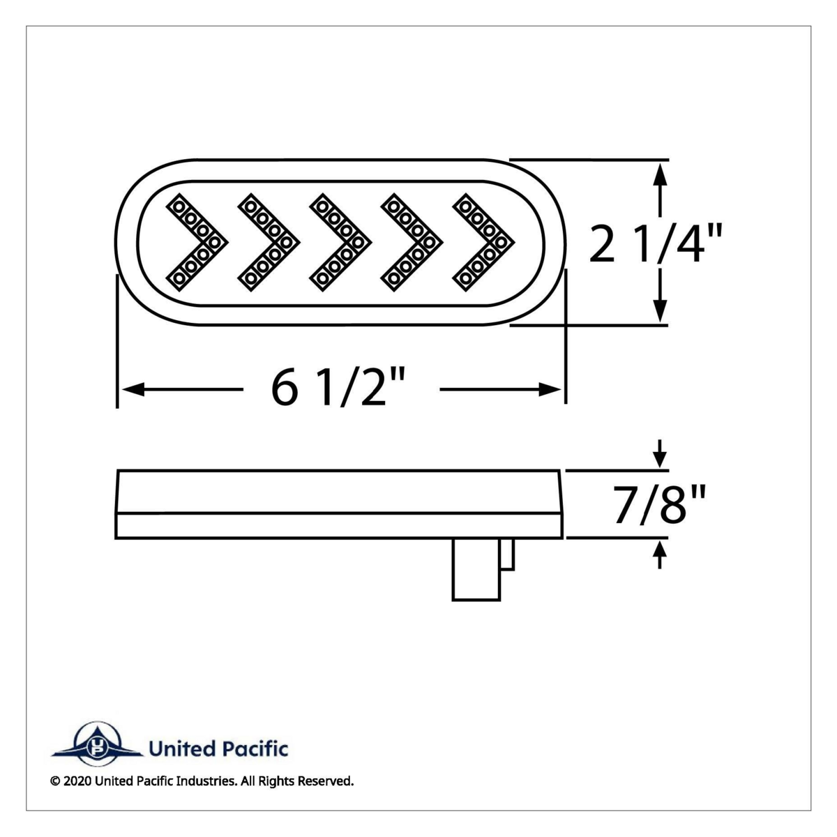 35 LED 6" Oval Sequential Light (Turn Signal) Kit - Amber LED/Amber Lens - Thumbnail 7