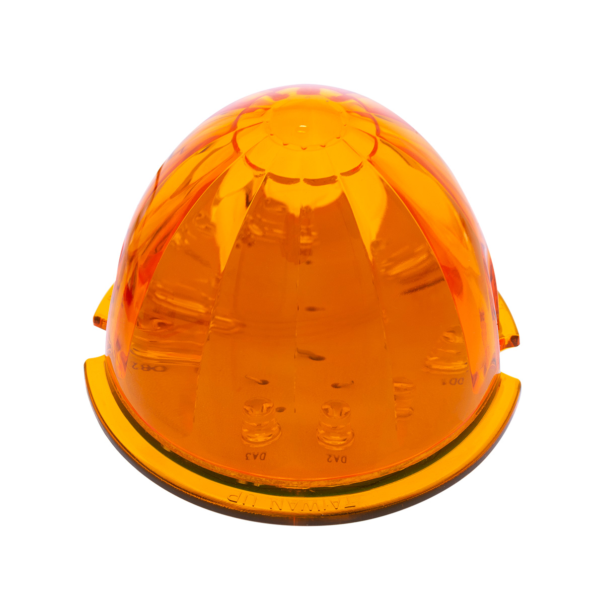 17 LED Watermelon Cab Light - Amber LED/Amber Lens (Bulk) - Thumbnail 2