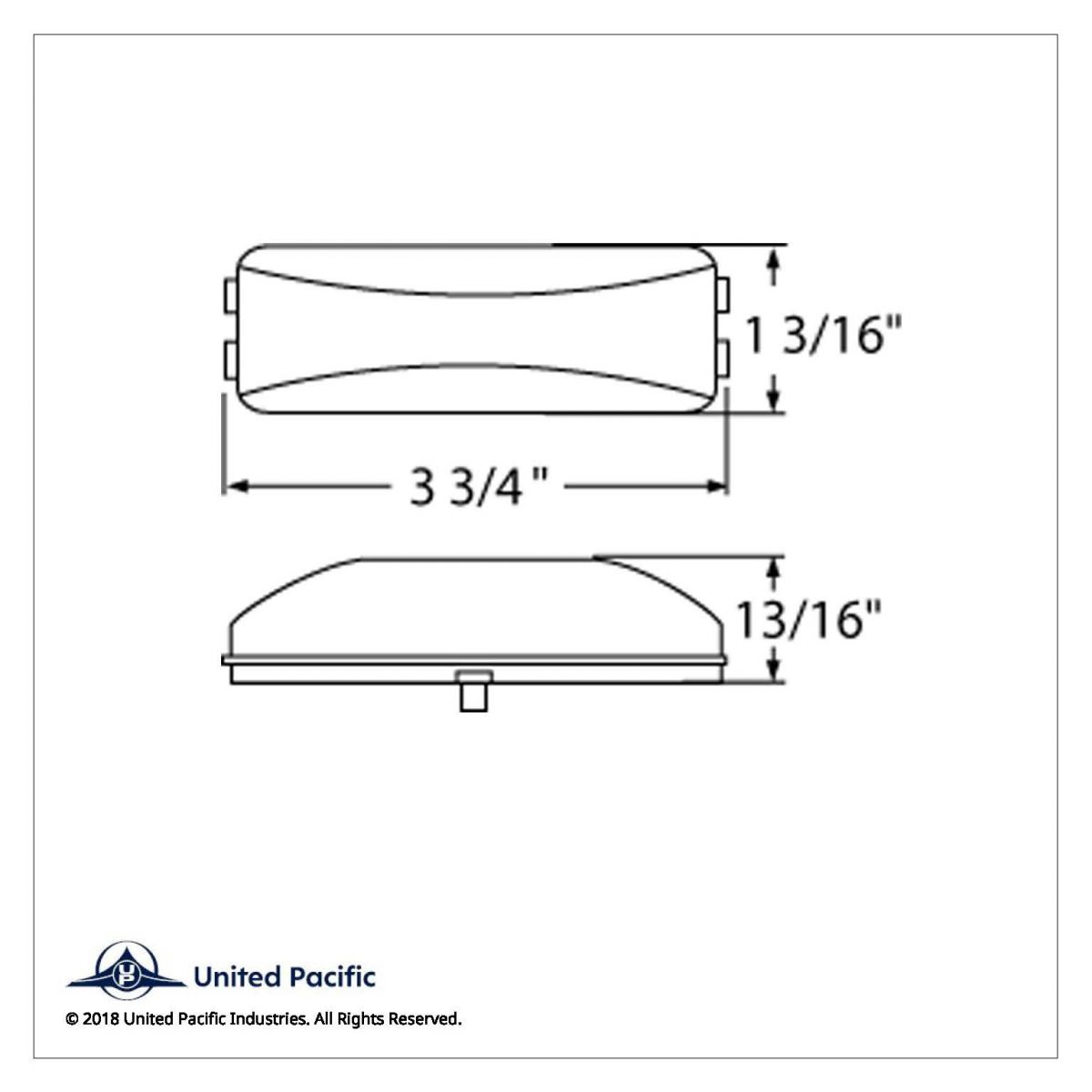 12 LED Rectangular Light (Clearance/Marker) - Amber LED/Amber Lens - Thumbnail 6