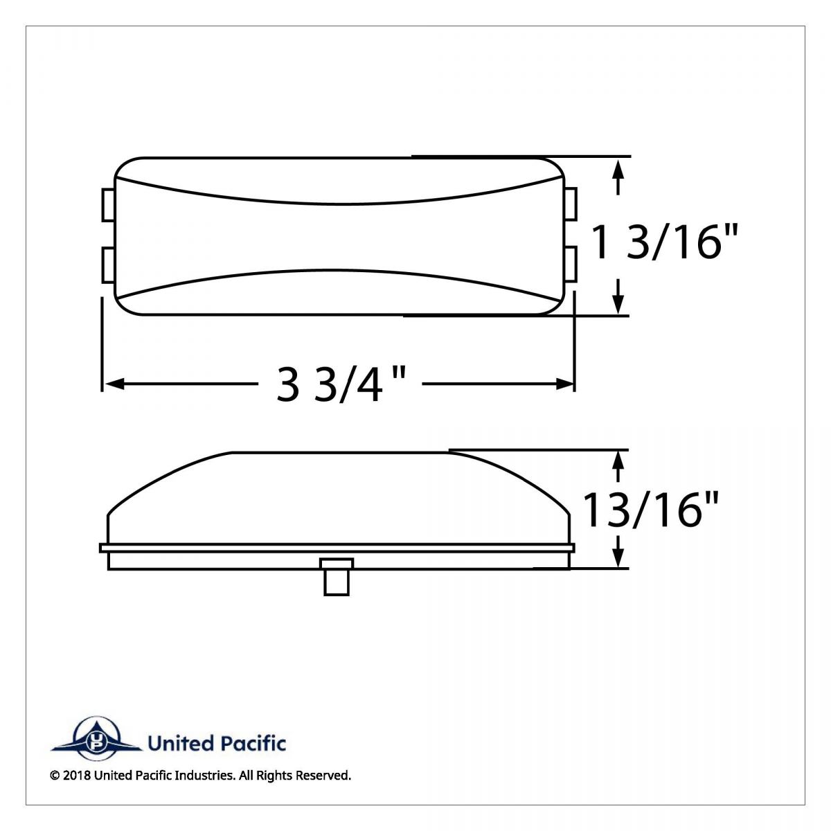12 LED Rectangular Light Kit (Clearance/Marker) - Amber LED/Amber Lens (Bulk) - Thumbnail 4