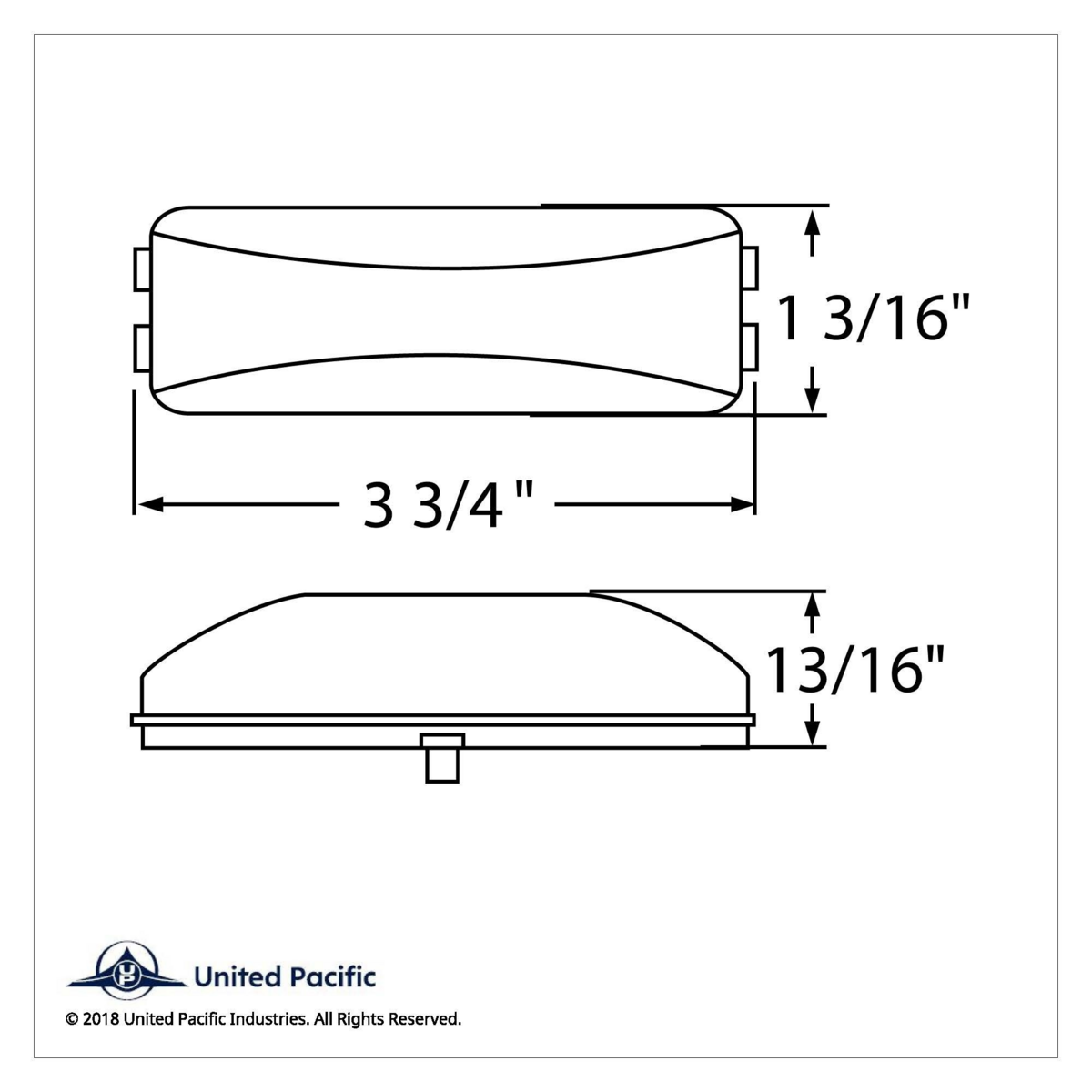 12 LED Rectangular Light Kit (Clearance/Marker) - Amber LED/Amber Lens (Bulk) - Thumbnail 5