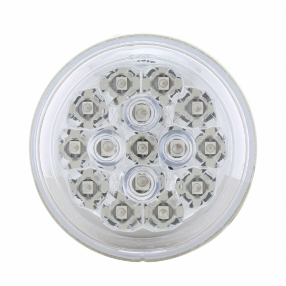 12 LED Rectangular Light Kit (Clearance/Marker) - Red LED/Red Lens (Bulk) - Thumbnail 6