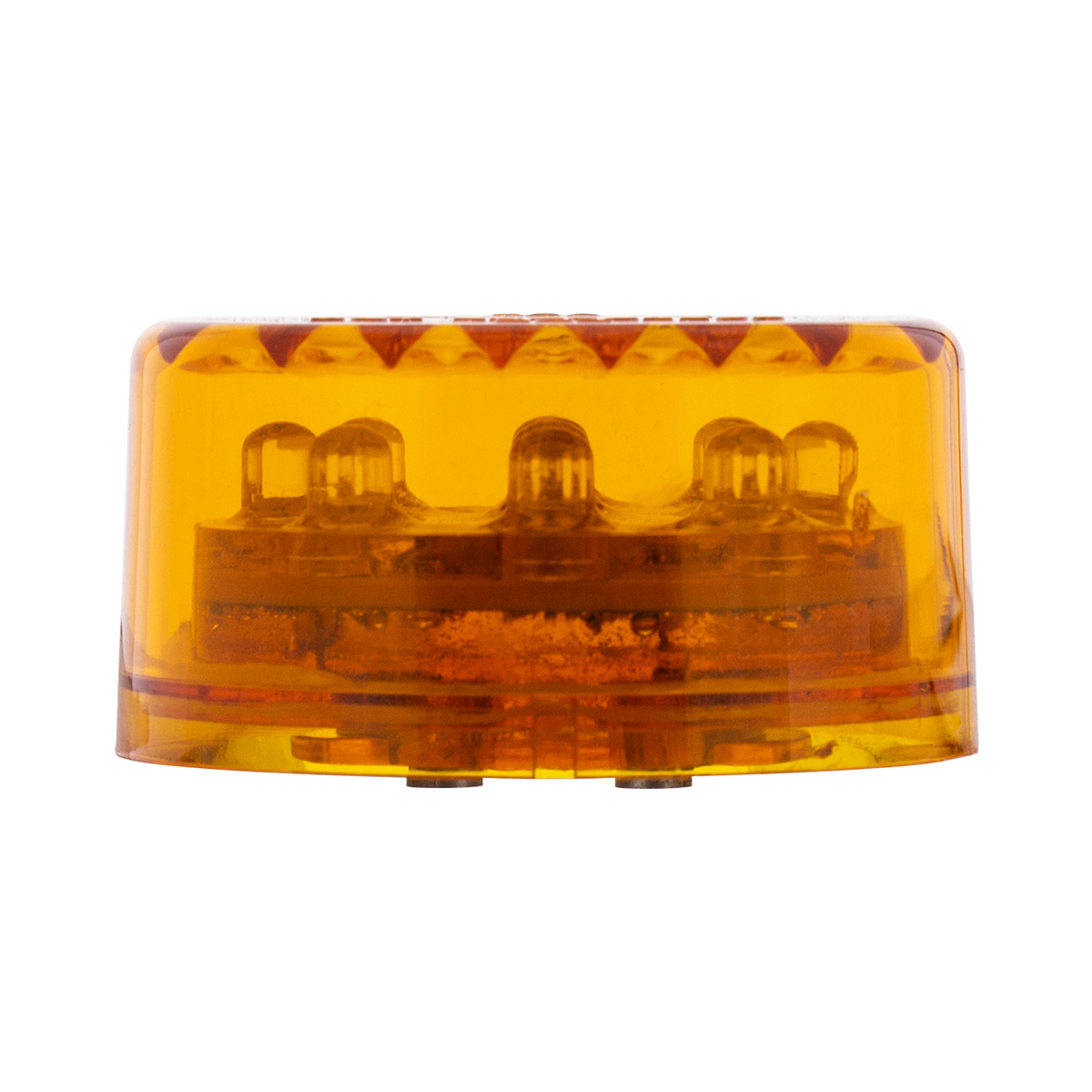 9 LED 2" Round Light (Clearance/Marker) - Amber LED/Amber Lens - Thumbnail 4