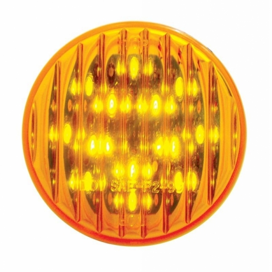 13 LED 2.5" Round Light (Clearance/Marker) - Amber LED/Amber Lens