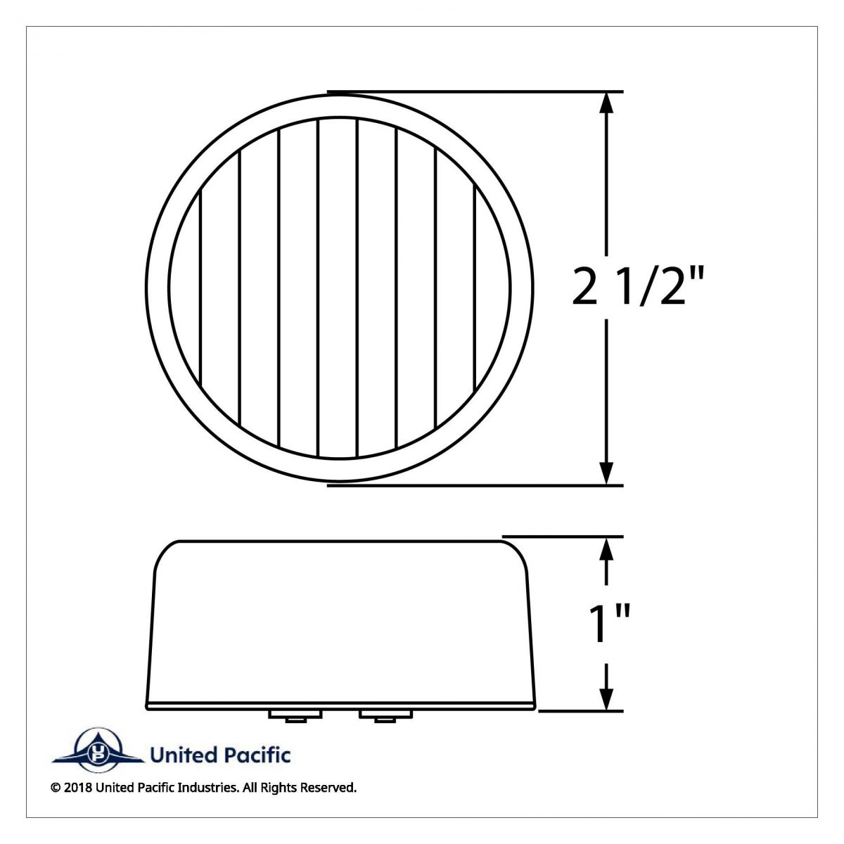 13 LED 2.5" Round Light Kit (Clearance/Marker) - Amber LED/Amber Lens - Thumbnail 5